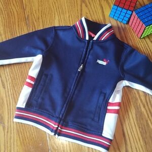Puma Athletic Full Zipper Jacket  Coat Like New - 18M